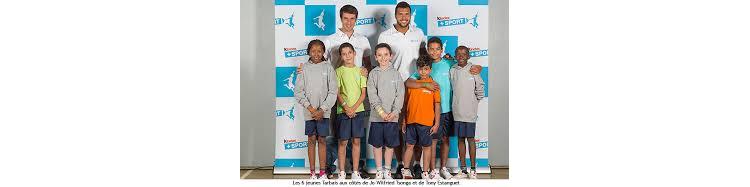 Jo-Wilfried Tsonga et Tony Estanguet inaugurent le village Kinder