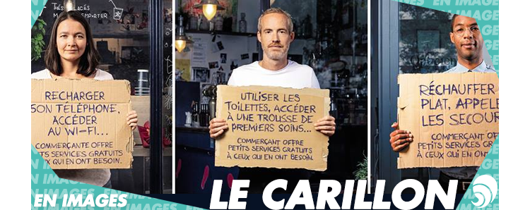 [EN IMAGES] La campagne inédite du Carillon à destination des sans-abri
