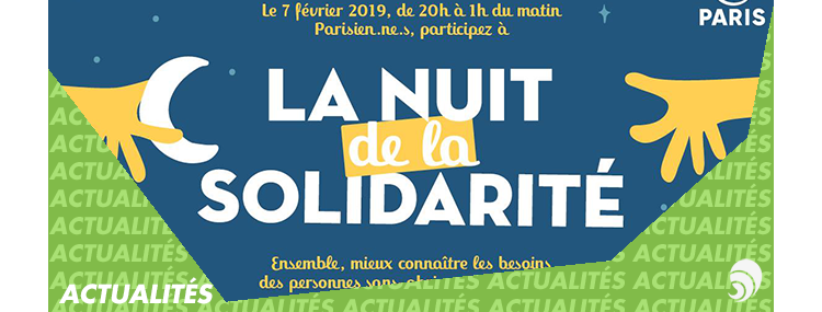 Paris organise sa 2e nuit de la solidarité le 7 février