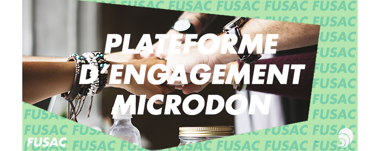 [FUSAC] Lancement de la plateforme d'engagement de MicroDON