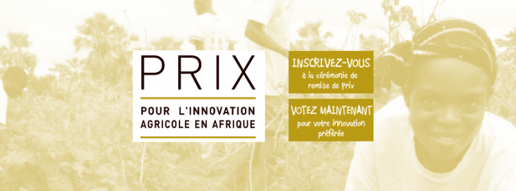 INVITATION - Cérémonie de remise de Prix pour l'innovation agricole en Afrique