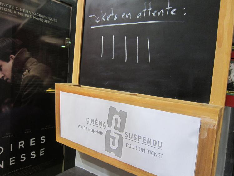 Le « Ciné suspendu » est arrivé à Saint Étienne !