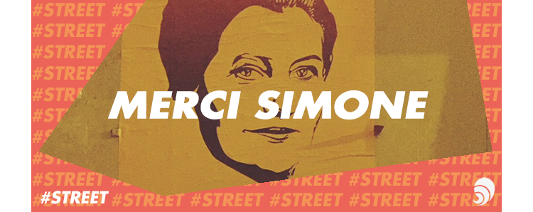 [#STREET] Des affiches “ Merci Simone “ pour promouvoir le droit des femmes