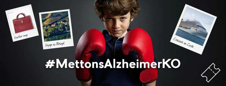 TENTEZ DE GAGNER DES LOTS DE REVE TOUT EN SOUTENANT LA RECHERCHE SUR ALZHEIMER