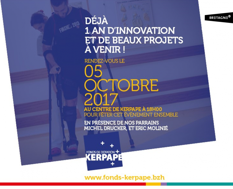 Le Fonds de Dotation de Kerpape a 1 an !
