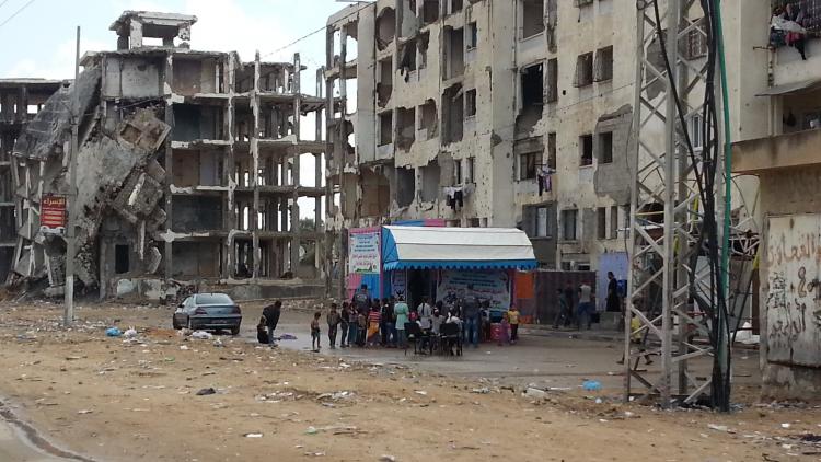 SOUTIEN À NOTRE ÉQUIPE MOBILE D’ANIMATION POUR LES ENFANTS DE GAZA – PALESTINE