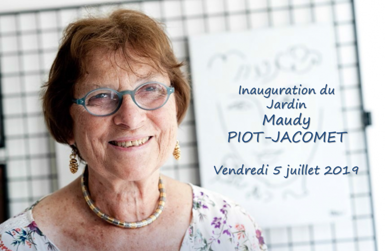 Inauguration du Jardin Maudy PIOT-JACOMET