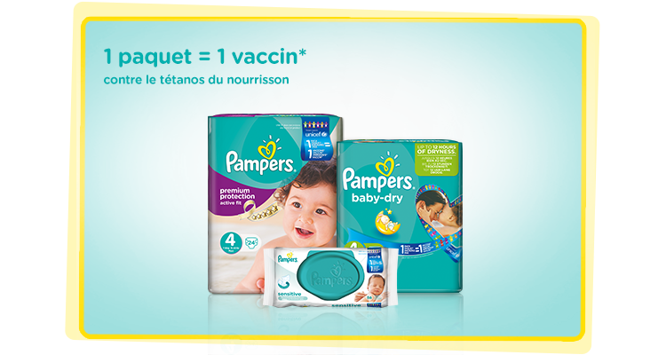 Des couches contre le tétanos : le partenariat entre Pampers & l’UNICEF a 10 ans