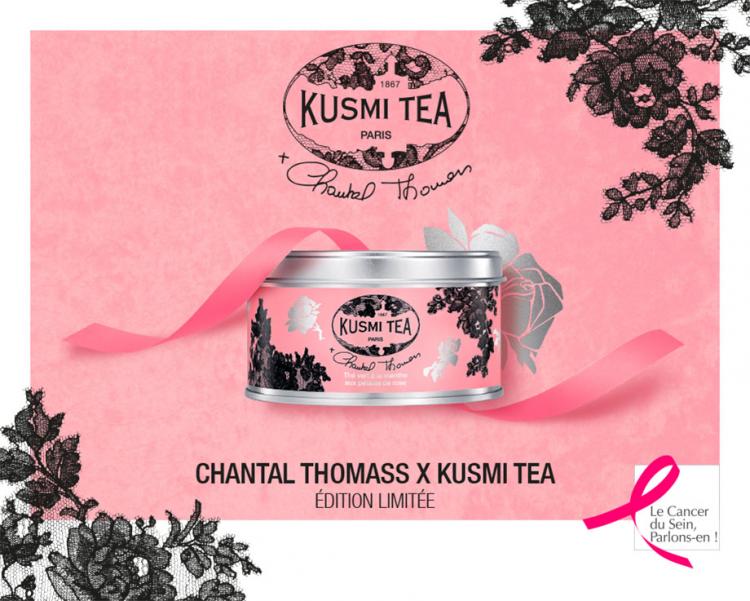 [SHOPPING] Le thé solidaire de Kusmi Tea et Chantal Thomass pour Octobre Rose