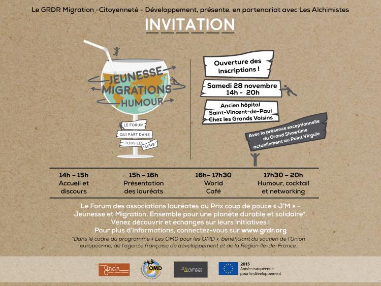 Jeunesse, Migrations & Humour : le forum qui part dans tous les "sens" !