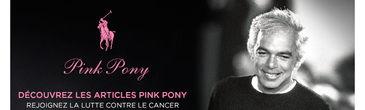 En octobre, Ralph Lauren aussi se teint en rose