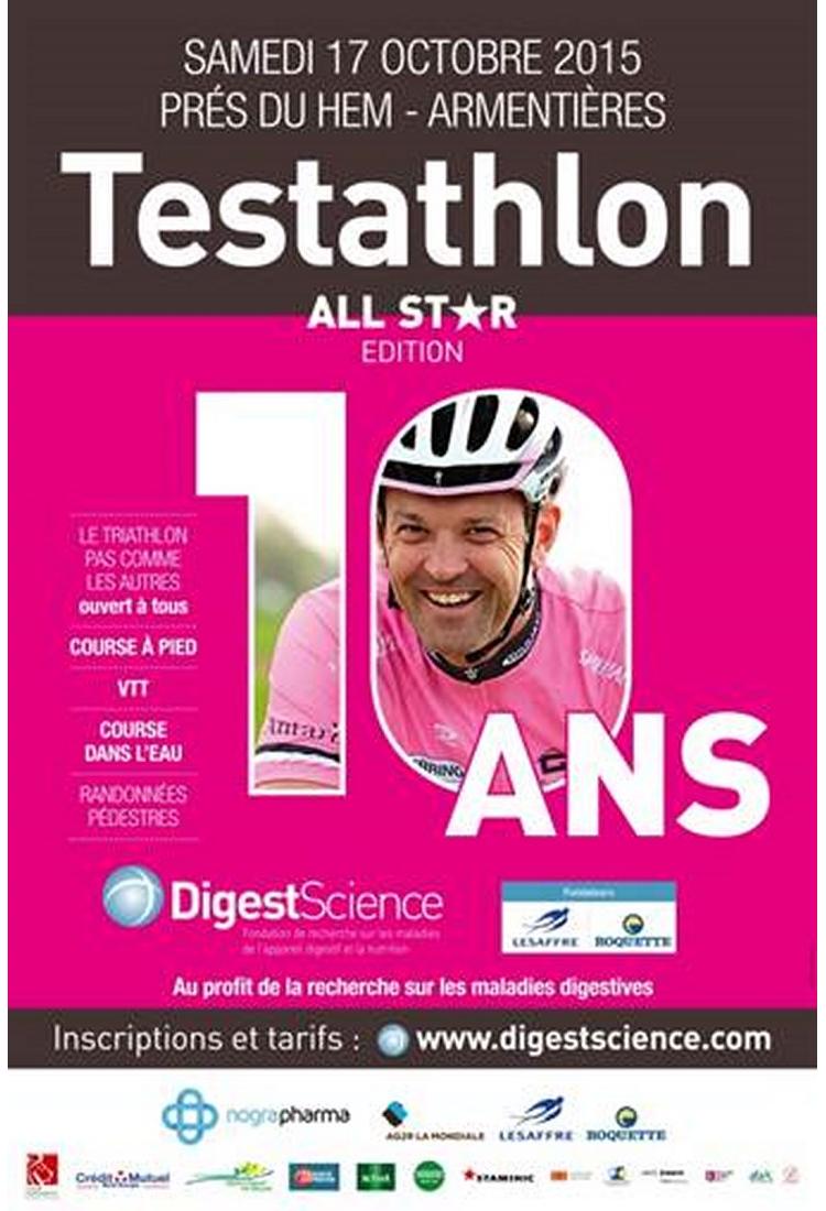 Testathlon et journée solidaire avec la Fondation DigestScience