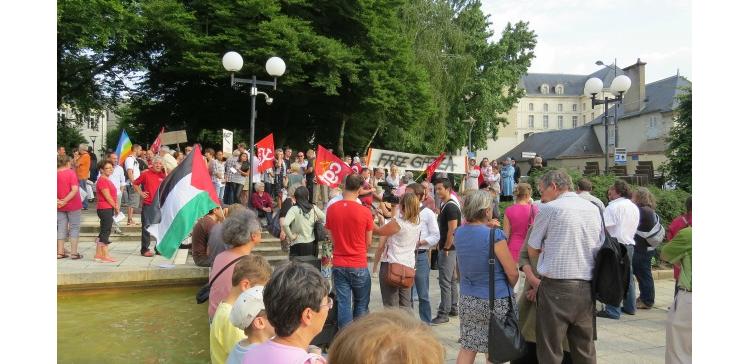 Rassemblement pour Gaza - 23 juillet 2014