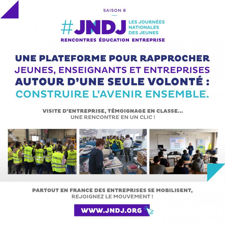 Journées nationales des jeunes : la 8e saison est lancée et dure toute l'année !