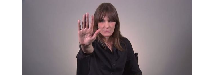 Carla Bruni-Sarkozy dit non au harcèlement à l'école
