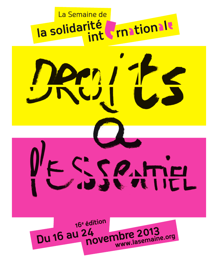 Reza parraine la semaine de la solidarité internationale