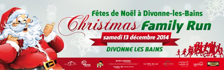 13 décembre 2014: Christmas Family Run à Divonne !