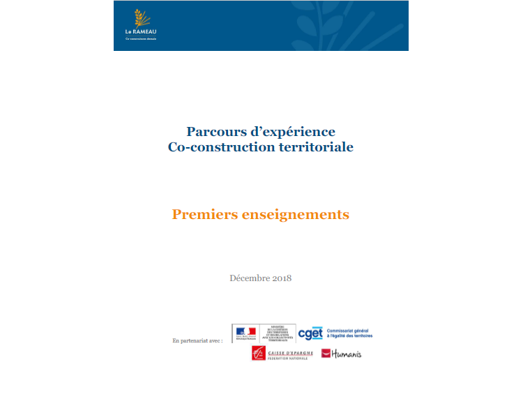 Les enseignements des territoires pionniers !