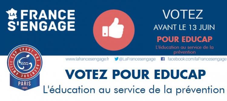 CAP SAAA finaliste du concours La France s'engage ! Votez avant le 13 juin !