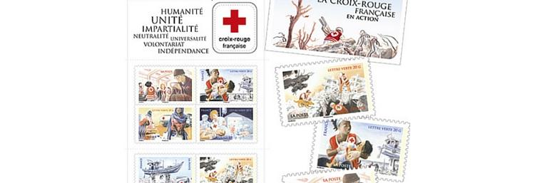 La Poste émet un nouveau carnet de timbres en collaboration avec la Croix-Rouge