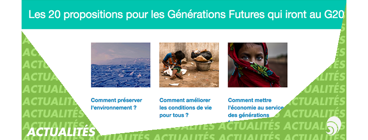 Les propositions d'Up for the Planet pour le G20