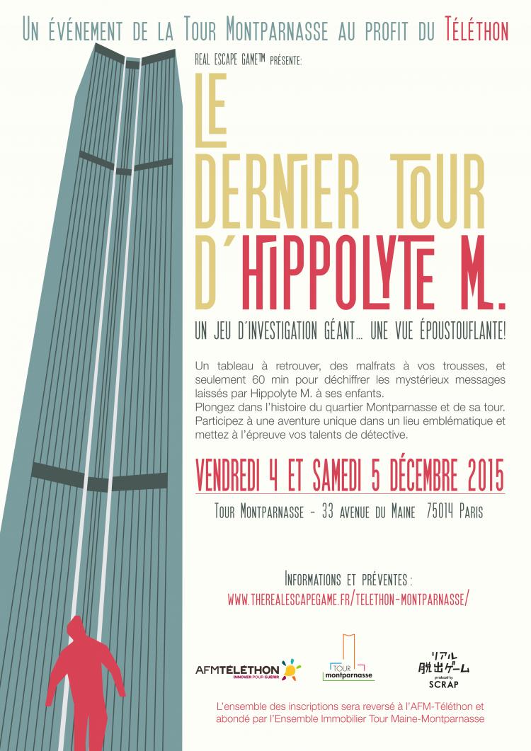 La Tour Montparnasse lance son Escape Game pour le Téléthon