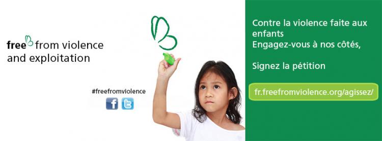 Contre la violence faite aux enfants, engagez vous à nos côtés !