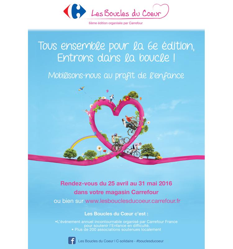Avec "Les Boucles du Cœur " Carrefour soutient Laurette Fugain