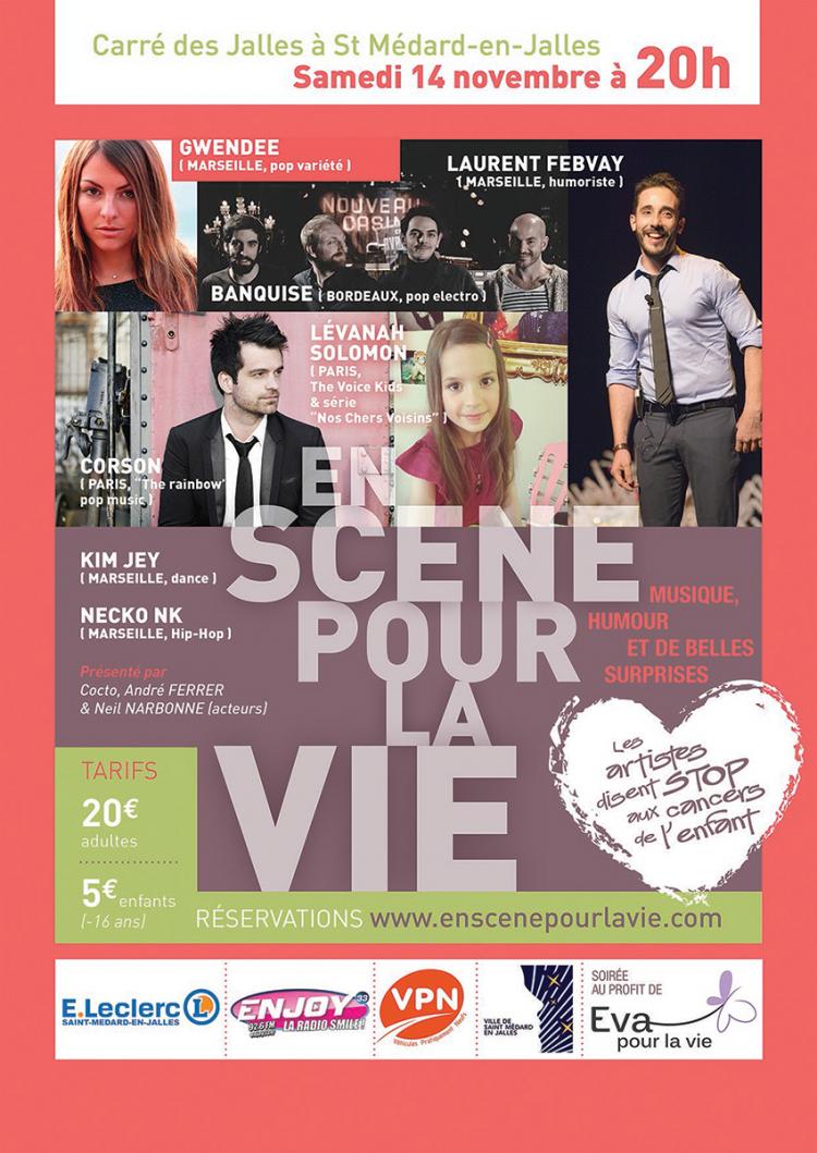 Sam 14 novembre - Concert spectacle pour les enfants atteints de cancers