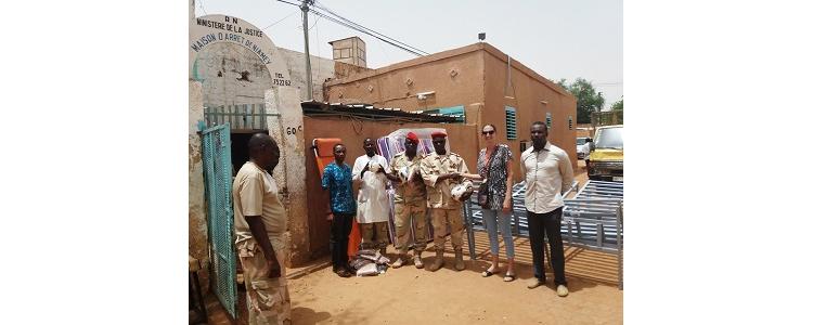 Niger : donation de matériel à l'infirmerie de la Maison d'Arrêt de Niamey