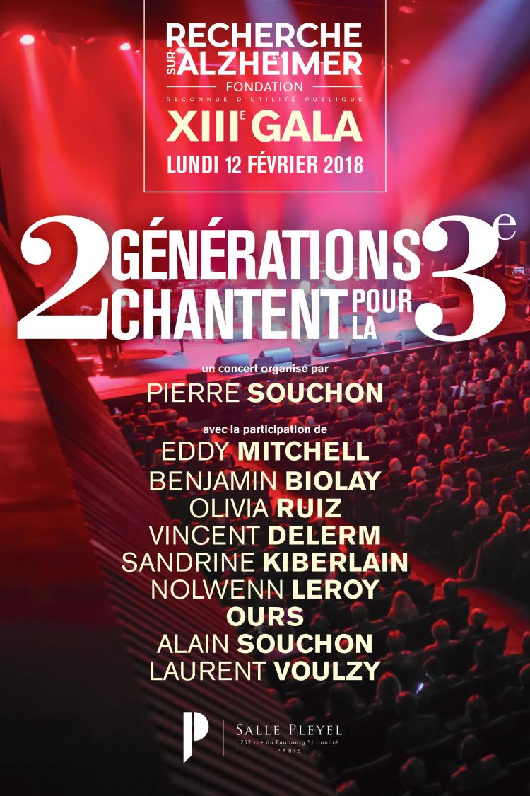 La Fondation pour la Recherche sur Alzheimer organise son XIIIe Gala caritatif
