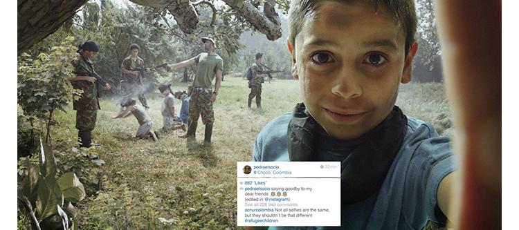 [MERCREDI EN IMAGE] Des selfies pour faire connaître la réalité des réfugiés