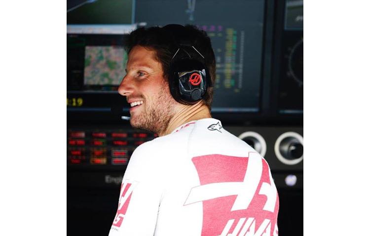 Notre parrain Romain Grosjean au GP de Belgique ce week-end