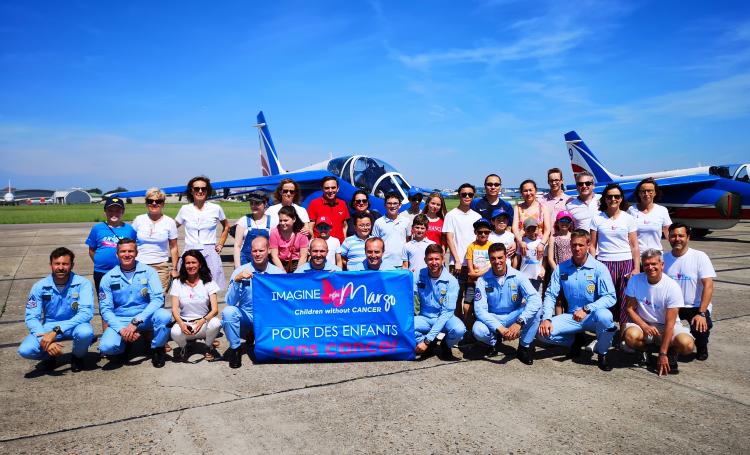 La Patrouille de France, marraine d'Imagine for Margo