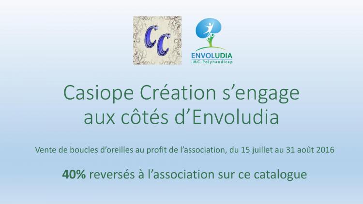 Casiope Création s'engage aux côtés d'Envoludia