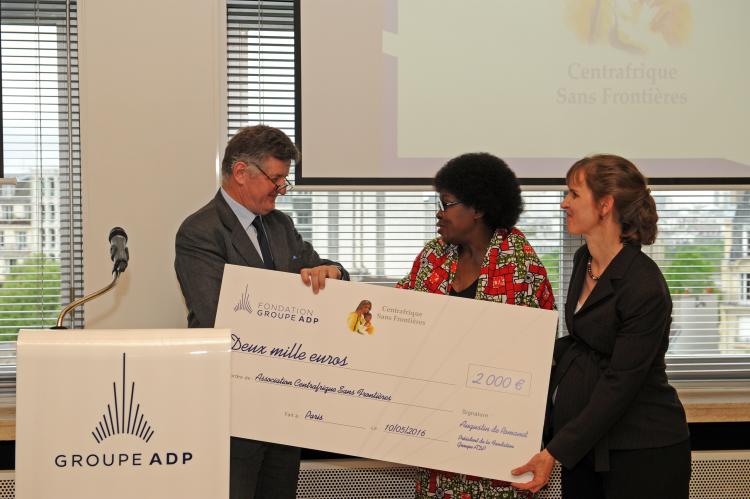 Prix de la Fondation ADP en 2015
