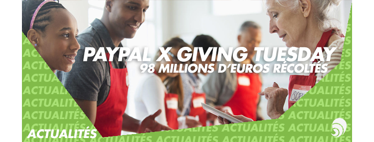 PayPal prolonge le Giving Tuesday jusqu'au 31 décembre 2018