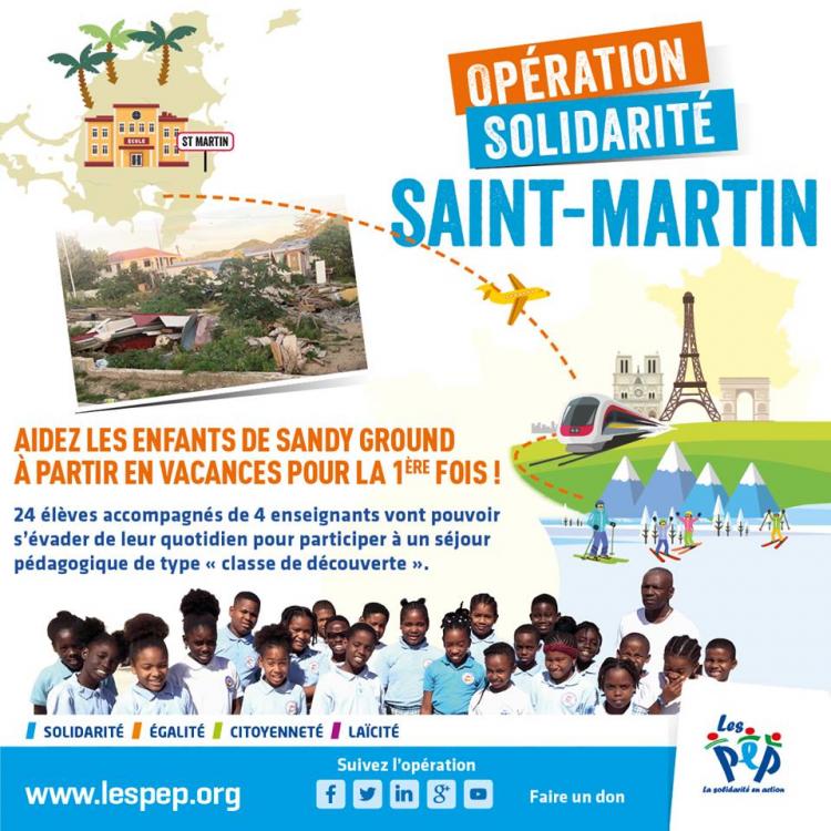 Opération de solidarité Saint-Martin