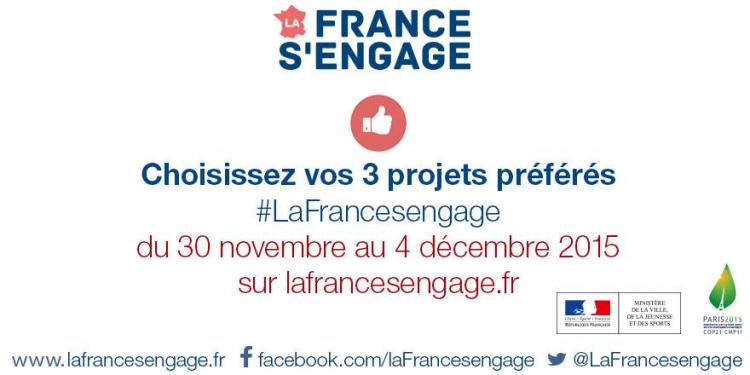 La France s’engage» invite les internautes à voter pour des projets solidaires