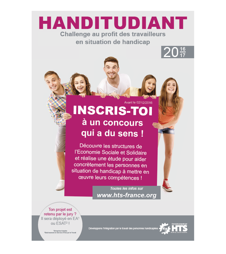 Challenge Handi-Tudiant au profit de l'intégration des personnes handicapées