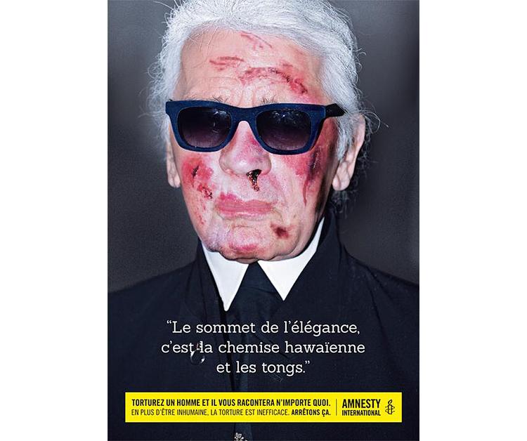 La campagne (très) choc d'Amnesty International