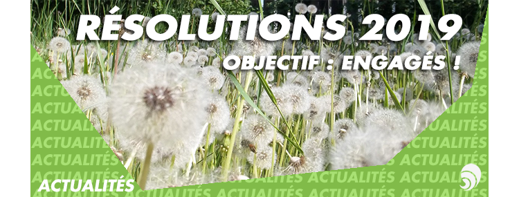 Pour 2019, des résolutions engagées !
