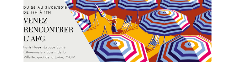 L’Association France Glaucome vous donne rendez-vous à Paris Plage cet été !