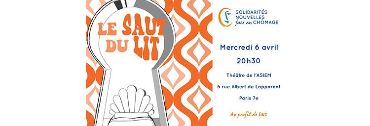 Soirée théâtre en soutien à SNC le 6 avril à Paris