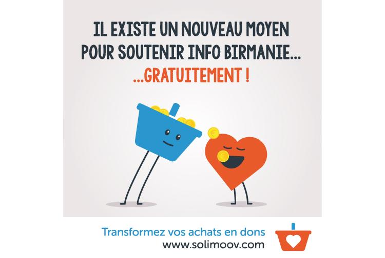 Soutenez Info Birmanie gratuitement et simplement !