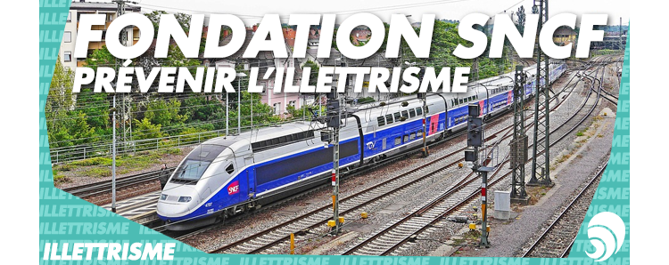 La Fondation SNCF, un million d’euros par an pour prévenir l’illettrisme 