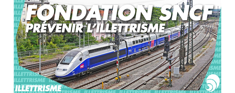 La Fondation SNCF, un million d’euros par an pour prévenir l’illettrisme