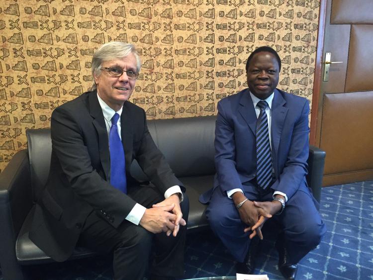 Partagence NSO reçue par l'ambassadeur du Burkina Faso à Paris