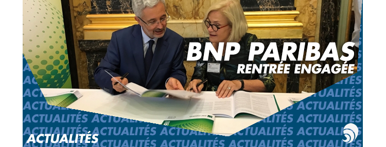 BNP Paribas : une rentrée sous le signe de l'engagement