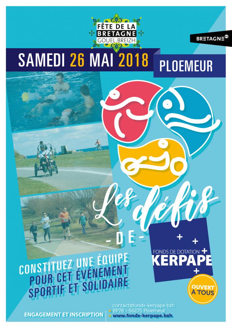 SAVE THE DATE :26 mai prochain. Les défis de Kerpape: A vos inscriptions